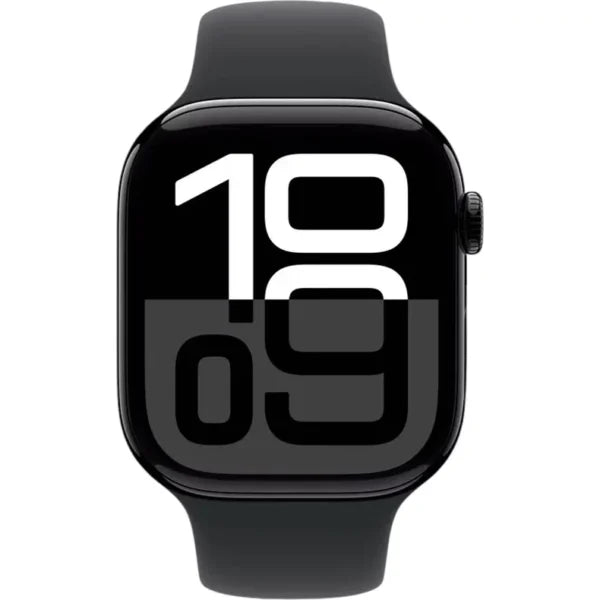 Apple Watch Series 10, 46mm, Jet Black Aluminium Case, Black Sport Band (GPS+Cellular) Apple Watch Series 10, 46mm, Jet Black Aluminium Case, Black Sport Band (GPS+Cellular)